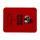 Magnet Flexible Keep Calm and Celebrate Ram Year 2027 Mg (Horizontal)