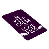 Magnet Flexible Keep Calm and Love Pigs (Côté Droit)