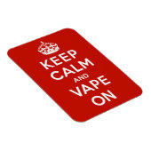 Magnet Flexible Keep Calm and Vape On (Côté Droit)