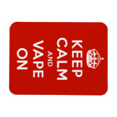 Magnet Flexible Keep Calm and Vape On (Horizontal)