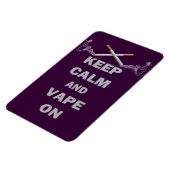 Magnet Flexible Keep Calm and Vape On (Côté Gauche)