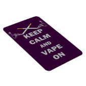 Magnet Flexible Keep Calm and Vape On (Côté Droit)