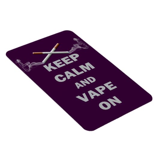 Magnet Flexible Keep Calm and Vape On (Côté Droit)