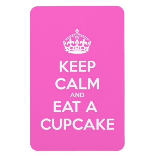 Magnet Flexible Keep Calm et Eat a Cupcake (Vertical)