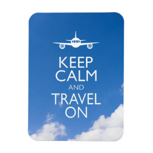 MAGNET FLEXIBLE KEEP CALM ET TRAVEL