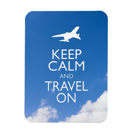MAGNET FLEXIBLE KEEP CALM ET TRAVEL (Vertical)