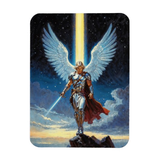 Magnet Flexible Keeper of the Celestial Gate Archangel Michael (Vertical)