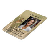 Magnet Flexible Keepsake Memorial Photo Bird Garden Nature  (Côté Gauche)