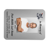 Magnet Flexible Keepsake  Memorial Semi-Truck Tractor-trailer  (Horizontal)