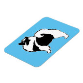 Magnet Flexible Keeshond Graphics - Cute Original Chig Art (Côté Gauche)