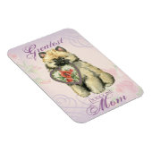 Magnet Flexible Keeshond Heart Maman (Côté Droit)