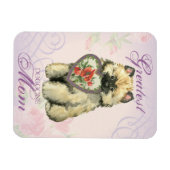 Magnet Flexible Keeshond Heart Maman (Horizontal)