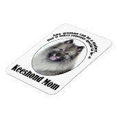 Magnet Flexible Keeshond Maman (Côté Gauche)