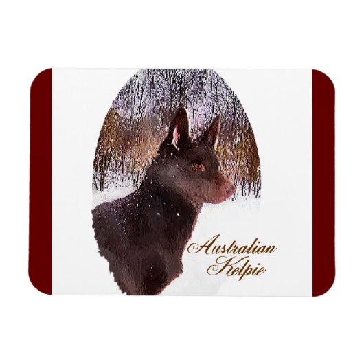 Magnet Flexible Kelpe Art australien (Horizontal)