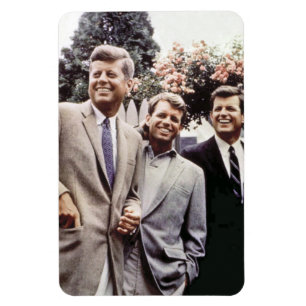Magnet Flexible Kennedy Brothers, président John, Robert & Ted