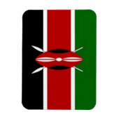 Magnet Flexible Kenya - Drapeau - (Vertical)
