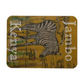 Magnet Flexible Kenya Massai Mara Jambo Kenya (Horizontal)