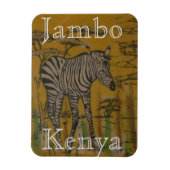 Magnet Flexible Kenya Massai Mara Jambo Kenya (Vertical)