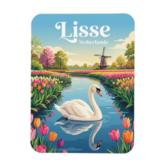 Magnet Flexible Keukenhof Pays-Bas (Vertical)