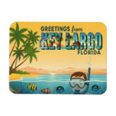 Magnet Flexible Key Largo Floride – Vacances Tropicales (Horizontal)