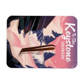 Magnet Flexible Keystone to ski (Horizontal)