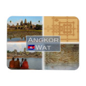 Magnet Flexible KH Cambodge - Angkor Wat - Vishnu - (Horizontal)