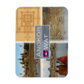 Magnet Flexible KH Cambodge - Angkor Wat - Vishnu - (Vertical)