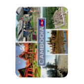 Magnet Flexible KH Cambodge - Phnom Penh - (Vertical)