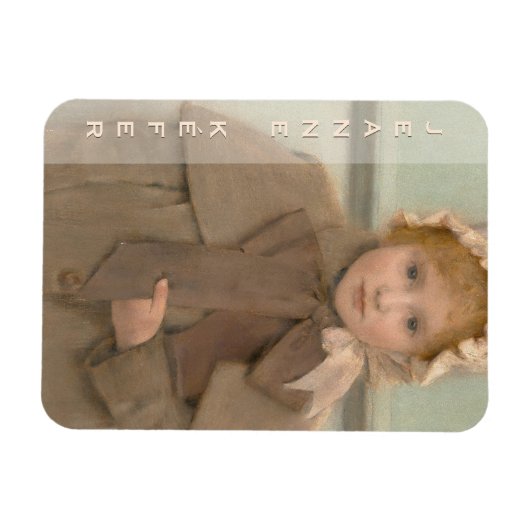 Magnet Flexible Khnopff Jeanne Kefer CC0550 Fridge Art Collection (Horizontal)