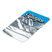Magnet Flexible Killington Ski Area Winter Vermont Vintage (Côté Gauche)