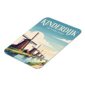 Magnet Flexible Kinderdijk Pays-Bas (Côté Gauche)