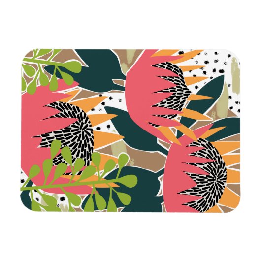 Magnet Flexible King Protea I (Horizontal)