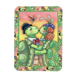 MAGNET FLEXIBLE KISSER DES PÂTISSERIES DE TORTLE, CUTE TARPON VALE