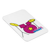 Magnet Flexible Kit de tambour - rose (Côté Droit)