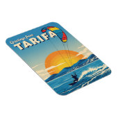 Magnet Flexible Kitesurfing Tarifa Espagne Voyage (Côté Droit)