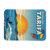 Magnet Flexible Kitesurfing Tarifa Espagne Voyage (Horizontal)