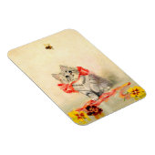 Magnet Flexible Kitten avec ruban rouge (Côté Droit)
