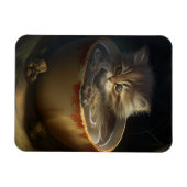 Magnet Flexible Kitten dans une teacup jaune Aimant flexible (Horizontal)
