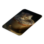 Magnet Flexible Kitten dans une teacup jaune Aimant flexible (Côté Gauche)