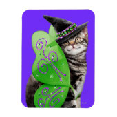 Magnet Flexible Kitten Witch Fairy (Vertical)