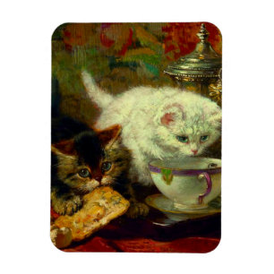 Magnet Flexible Kittens Tea Party