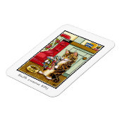 Magnet Flexible Kitty Cat Conscience de la santé drôle Personnalis (Côté Gauche)