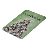 Magnet Flexible Kitty chat arbre de Noël (Côté Gauche)