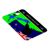 Magnet Flexible Kiwi Bird, Drapeau & Carte de la Nouvelle-Zélande (Côté Droit)