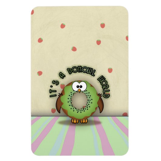 Magnet Flexible kiwi donowl (Vertical)
