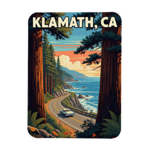 Magnet Flexible Klamath California Travel
