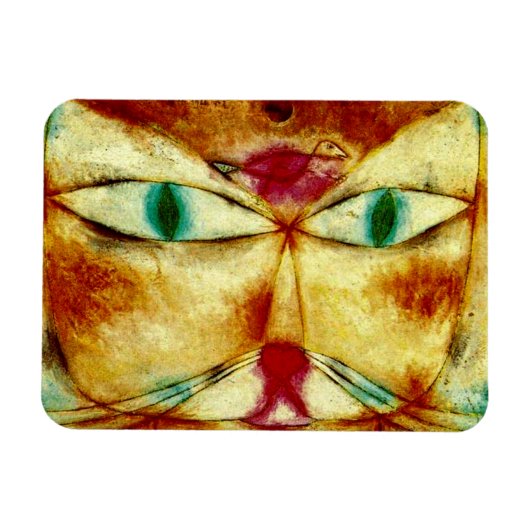 Magnet Flexible Klee - Chat et Oiseau (Horizontal)