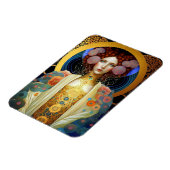 Magnet Flexible Klimt Inspiré Queen Goddess Imaginaire Art (Côté Gauche)