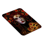Magnet Flexible Klimt Inspirée Déesse Reine (Côté Droit)