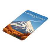 Magnet Flexible Klyoutchevskoï Sopka Russie (Côté Gauche)